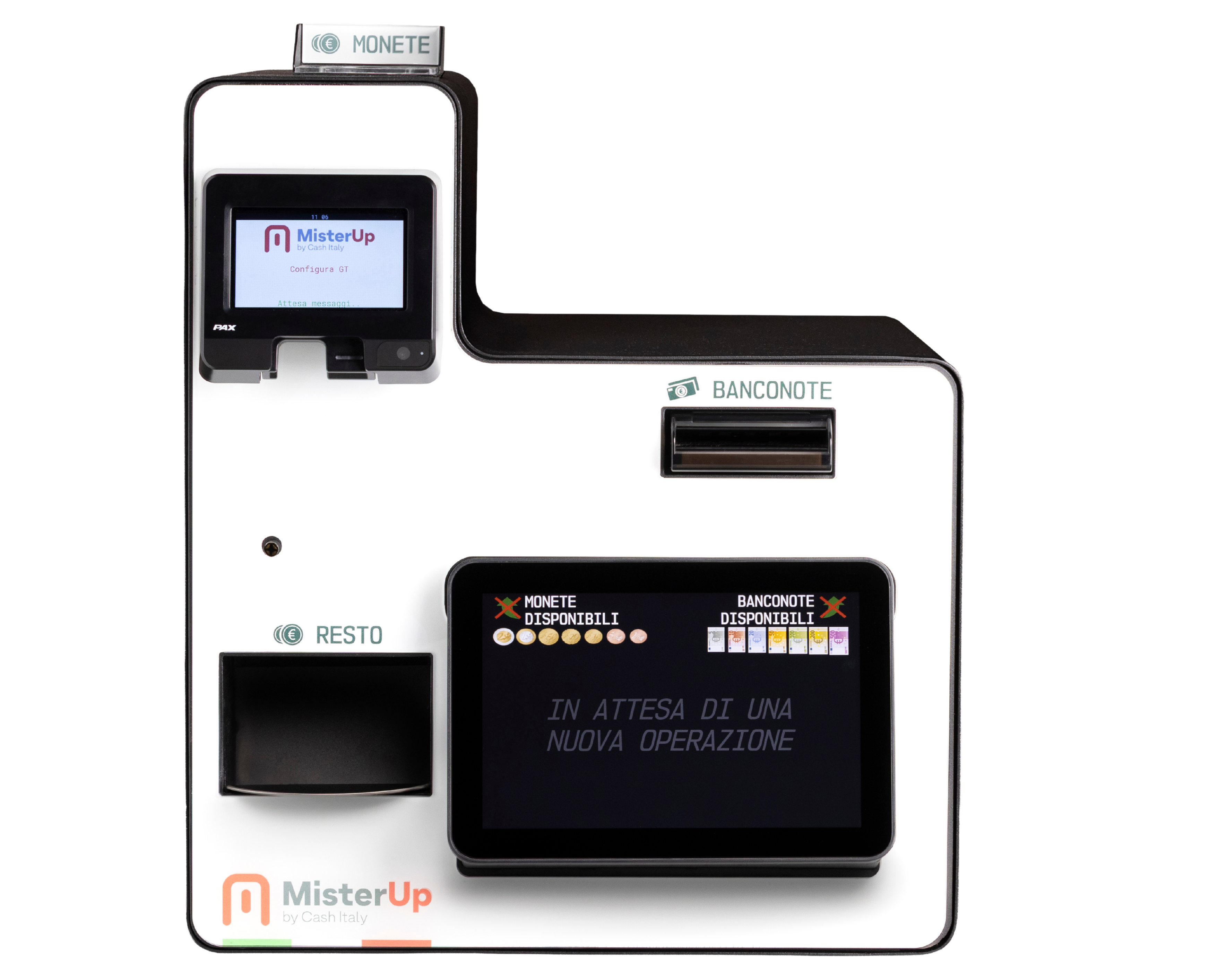 MisterUp M4 - Cassa automatica compatta da diversi angoli