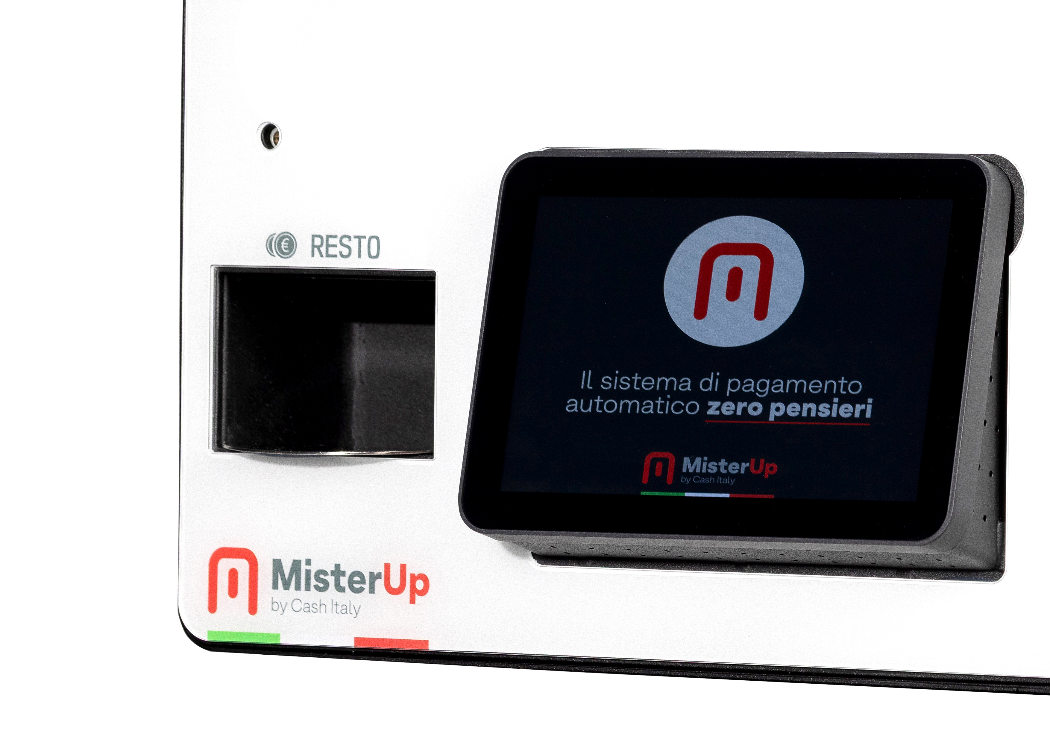 MisterUp M6 - Dettaglio sistema di conteggio monete